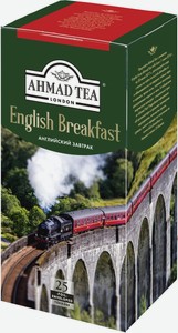 Чай чёрный Ahmad Tea English Breakfast в пакетиках, 25 шт., 50 г