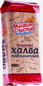 Халва Мишкино счастье Подсолнечная Семейная, 500 г