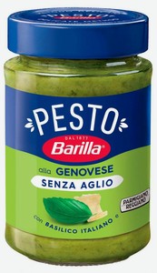 Соус песто Barilla Pesto Genovese senza Aglio с базиликом без чеснока, 190 г