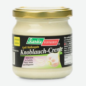 Соус Scandia Pepparrot Айоли с чесноком, 180 г