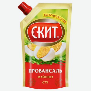 Майонез Скит провансаль 67%, 400 мл, дой-пак