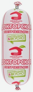 Колбаса вареная Мясной дом Бородина Докторская 500 г, искусственная оболочка
