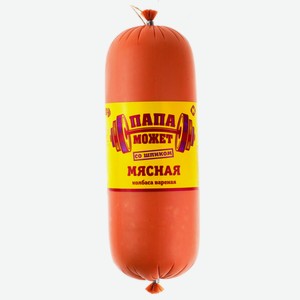 Колбаса вареная Папа Может Мясная, 400 г в магазинах Воронежа — Едадил