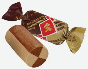 Конфеты Рот Фронт Батончики шоколадно-сливочный вкус, 250 г, пакет