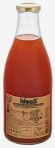 Сок Ideas Ананас-Апельсин-Гранат, 1 л, стеклянная бутылка