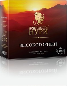 Чай черный Принцесса Нури Высокогорный, 100 шт. без ярлычка