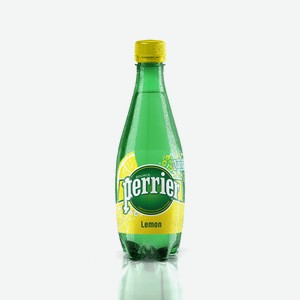 Вода минеральная Perrier газированная со вкусом лимона, 500 мл