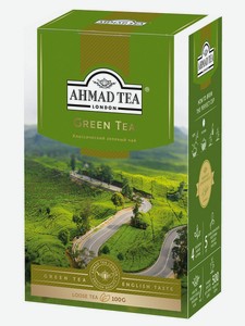 Чай зеленый Ahmad Tea листовой, 100 г