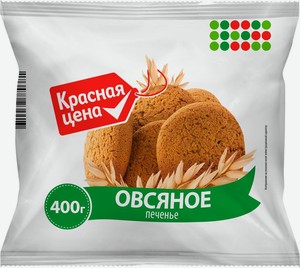 Печенье Красная цена Овсяное, 400 г