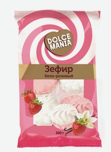 Зефир Dolce Mania бело-розовый, 300 г