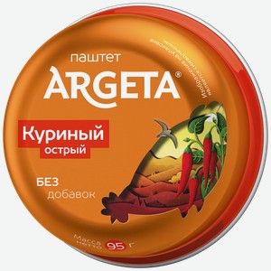 Паштет куриный ARGETA острый, 95г