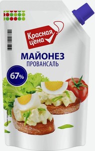 Майонез Красная цена Провансаль 67%, 370 г