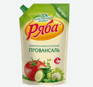  Майонез Ряба Провансаль классический 50,5% 1 кг