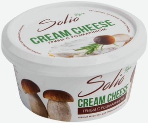 Cream cheese грибы розмарин Solio Vegan 20% 140г