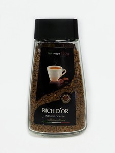 Напиток кофейный растворимый Rich D'or в стеклянной банке, 220 г