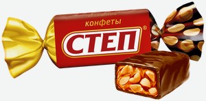 Конфеты Степ Золотой арахис-фундук-карамель, весовые