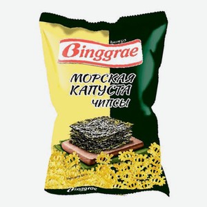 Чипсы пшеничные Binggrae, морская капуста, 40г