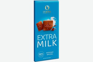Шоколад молочный Ozera Extra milk, 90 г в магазинах Воронежа — Едадил