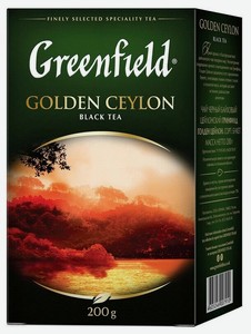 Чай черный Greenfield Golden Ceylon листовой, 200 г, 3 шт
