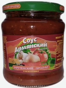 Соус томатный "Зареченский продукт" Армянский 480 гр