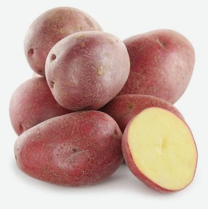 Картофель красный мытый, весовой 