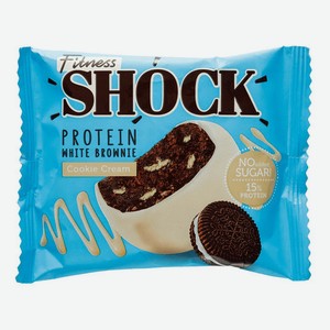 Пирожное FitnesShock Брауни протеиновое печенье-крем, 50 г