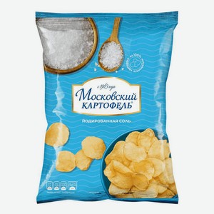 Картофельные чипсы Московский картофель с йодированной солью 120г