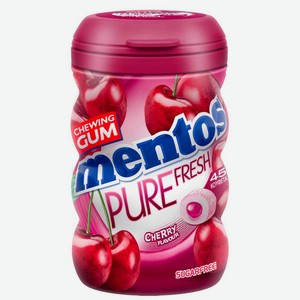 Жевательная резинка Mentos Pure Fresh вкус Вишня, 54 г
