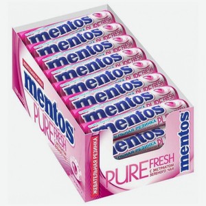 Жевательная резинка MENTOS Pure Fresh Тутти Фрутти 15,5 г