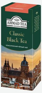 Чай черный Ahmad Tea Classic Black Tea в пакетиках 25 шт, 50 г