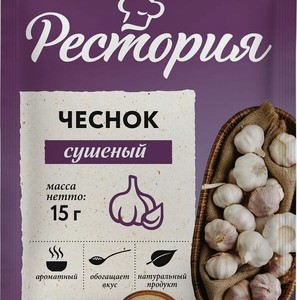 Сушеный чеснок Рестория, 15 г