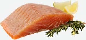 Лосось слабосоленый, филе, весовой, ЛЕНТА FRESH, Россия