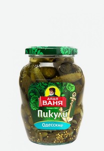 Огурчики Дядя Ваня Пикули Одесские 350 г