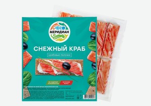 Крабовые палочки охлажденные Меридиан Снежный краб, 200 г