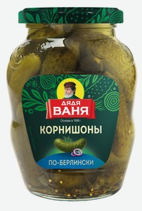 Корнишоны маринованные Дядя Ваня По-берлински, 350 г