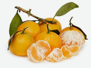Мандарины с листочками весовые
