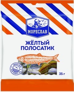 Желтый полосатик Мореслав солено-сушеный 35 г