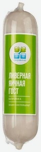 Колбаса ливерная Окраина Яичная ГОСТ в воске 400 г