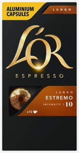 Кофе в капсулах L'OR Espresso Lungo Estremo, 10 шт.