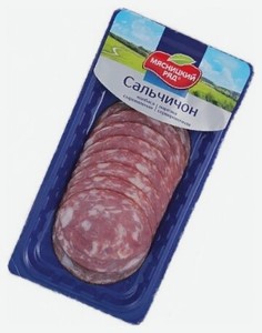Колбаса сыровяленая Мясницкий ряд Сальчичон 90 г, нарезка