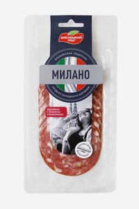 Колбаса сыровяленая Мясницкий ряд Милано 90 г, нарезка