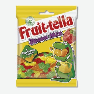 Мармелад жевательный Fruittella Звери Mix, 70 г