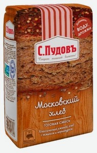 Смесь для выпечки С.Пудовъ Московский хлеб, 500 г в магазинах Ярославля ...
