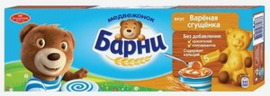 Бисквит Медвежонок Барни вареная сгущенка, 150 г