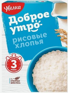 Хлопья рисовые Увелка, 400 г