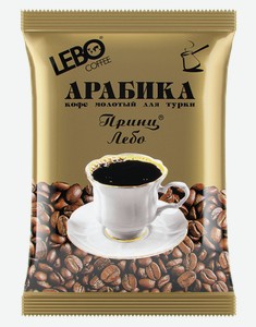 Кофе молотый Lebo Принц Лебо для турки, 100 г