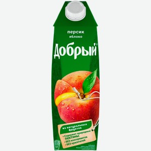 Нектар Добрый Персик- Яблоко 1 л