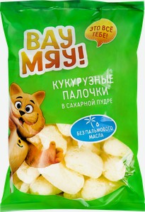 Палочки кукурузные Вау Мяу, 80г