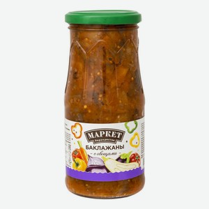 Баклажаны Маркет Перекресток обжаренные с овощами, 510 г