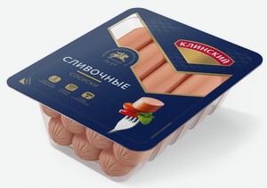 Сосиски Сливочные, Клинский  410г
